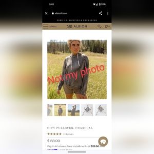 Albion fit lightweight hooded sweatshirt